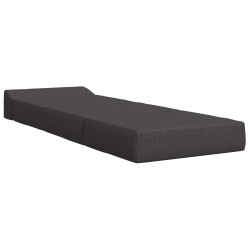 Canapé-lit pliable Gris foncé 200 x 70 x 15 cm Tissu 622505622505