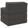 Canapé-lit pliable Gris foncé 200 x 70 x 15 cm Tissu 622505622505