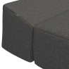 Canapé-lit pliable Gris foncé 200 x 70 x 15 cm Tissu 622505622505