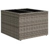 Ensemble de canapé de jardin 6 pcs avec coussins gris résine tressée 622507622507