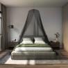 Ciel de lit anti-moustiques 156 mesh Noir ⌀56 x 220 cm 622508622508