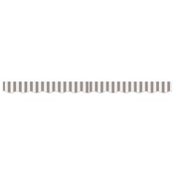 Remplacement de lambrequin Gris clair et blanc 4 m Polyester 622512622512