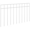 Panneau de clôture de jardin 12 pcs Acier galvanisé Argenté 622514622514
