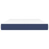 Matelas de lit à ressorts ensachés fermeté moyenne Bleu 140x190x20 cm Tissu 622517622517