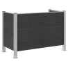 Clôture de poubelle Gris 161 x 85 x 115 cm Aluminium et WPC 622523622523