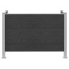 Clôture de poubelle Gris 161 x 85 x 115 cm Aluminium et WPC 622523622523