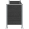 Clôture de poubelle Gris 161 x 85 x 115 cm Aluminium et WPC 622523622523