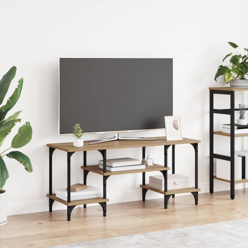 Meuble TV 102 x 35 x 45,5 cm Chêne artisanal 622529622529