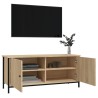 Meuble TV avec portes chêne sonoma 102x35x45 cm bois ingénierie 622547622547