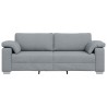 Sofa 3 places Gris clair 220 cm tissu 622553622553