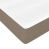 Matelas de lit à ressorts ensachés fermeté moyenne Taupe 90x190x20 cm Tissu 622570622570