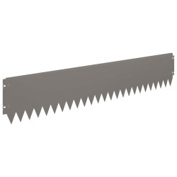 Bordure de Pelouse 20 pcs 103 x 20 cm Acier Rouillé 622572622572