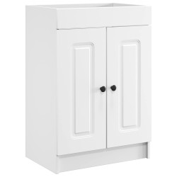 Armoire sous évier de salle de bain Blanc 56 x 37,5 x 81 cm 622581622581