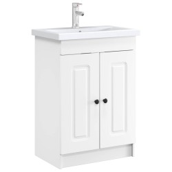 Armoire sous évier de salle de bain Blanc 56 x 37,5 x 81 cm 622581622581