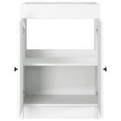 Armoire sous évier de salle de bain Blanc 56 x 37,5 x 81 cm 622581622581