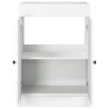 Armoire sous évier de salle de bain Blanc 56 x 37,5 x 81 cm 622581622581