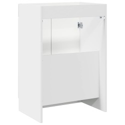 Armoire sous évier de salle de bain Blanc 56 x 37,5 x 81 cm 622581622581