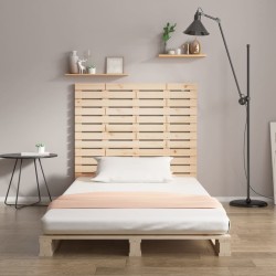 Tête de lit murale 141x3x91,5 cm Bois massif de pin 622585622585