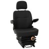 Siège de tracteur avec suspension Noir 56 x 57 x 87 cm 622596622596