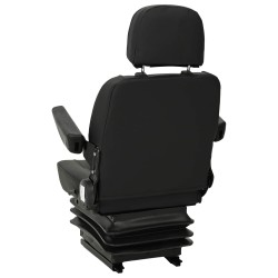 Siège de tracteur avec suspension Noir 56 x 57 x 87 cm 622596622596