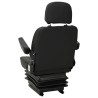 Siège de tracteur avec suspension Noir 56 x 57 x 87 cm 622596622596