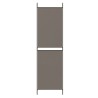 Cloison de séparation 4 panneaux Anthracite 200x180 cm Tissu 622597622597