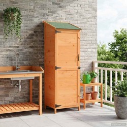 Abri de jardin Marron 59,5 x 56 x 176,5 cm Bois de Sapin Massif 622598622598