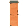 Abri de jardin Marron 59,5 x 56 x 176,5 cm Bois de Sapin Massif 622598622598