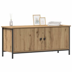 Meuble TV Chêne artisanal 100 x 35 x 45 cm Bois d'ingénierie 622601622601