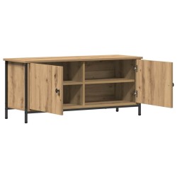 Meuble TV Chêne artisanal 100 x 35 x 45 cm Bois d'ingénierie 622601622601