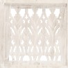 Cloison de séparation 5 panneaux Blanc 200x165 cm Bois manguier 622602622602