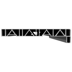 Appui de fenêtre Blanc 140 x 25 x 4,5 cm PVC 622607622607