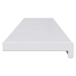 Appui de fenêtre Blanc 140 x 25 x 4,5 cm PVC 622607622607