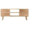 Meuble TV 110x30x45 cm Bois de manguier solide 622610622610