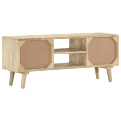 Meuble TV 110x30x45 cm Bois de manguier solide 622610622610