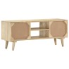 Meuble TV 110x30x45 cm Bois de manguier solide 622610622610