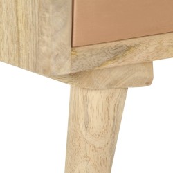 Meuble TV 110x30x45 cm Bois de manguier solide 622610622610