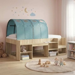 Tunnel de lit 2 pcs Bleu clair 211 x 67,5 x 2 cm Polyester 622612622612