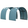 Tunnel de lit 2 pcs Bleu clair 211 x 67,5 x 2 cm Polyester 622612622612