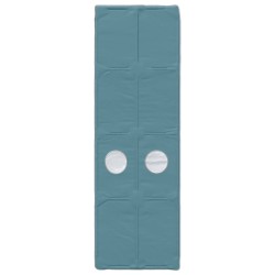 Tunnel de lit 2 pcs Bleu clair 211 x 67,5 x 2 cm Polyester 622612622612