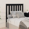 Tête de lit Noir 96x6x101 cm Bois massif de pin 622615622615