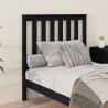 Tête de lit Noir 96x6x101 cm Bois massif de pin 622615622615
