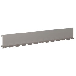 Bordure de Pelouse 20 pcs 102 x 15 x 4 cm Acier Rouillé 622616622616