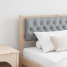 Tête de lit Marron et gris clair 200 cm Bois massif en pin 622619622619