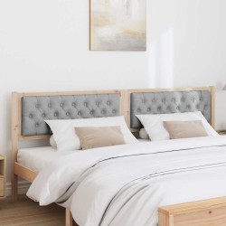 Tête de lit Marron et gris clair 200 cm Bois massif en pin 622619622619