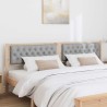 Tête de lit Marron et gris clair 200 cm Bois massif en pin 622619622619