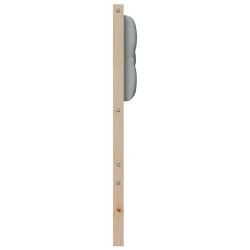 Tête de lit Marron et gris clair 200 cm Bois massif en pin 622619622619