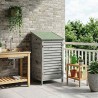 Abri de jardin Gris 59 x 56 x 113,5 cm Bois de Sapin Massif 622621622621