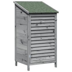 Abri de jardin Gris 59 x 56 x 113,5 cm Bois de Sapin Massif 622621622621
