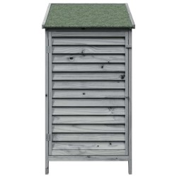 Abri de jardin Gris 59 x 56 x 113,5 cm Bois de Sapin Massif 622621622621
